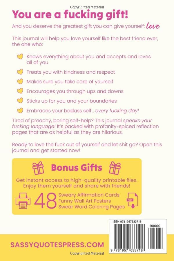 Self-Love Journal for Badass Women, Swear Word Edition