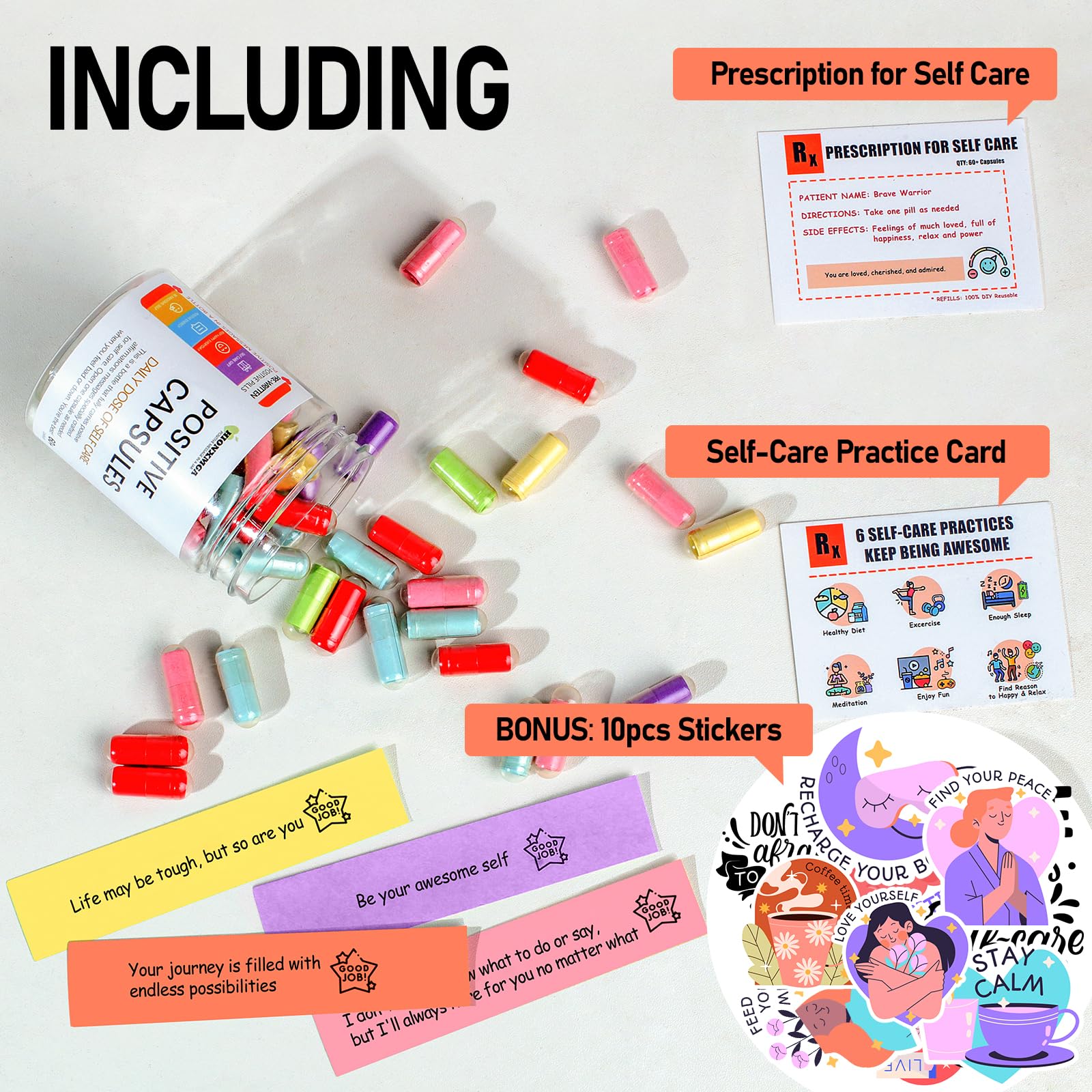 Positive Messages in a Bottle (60+ Positive Affirmations)