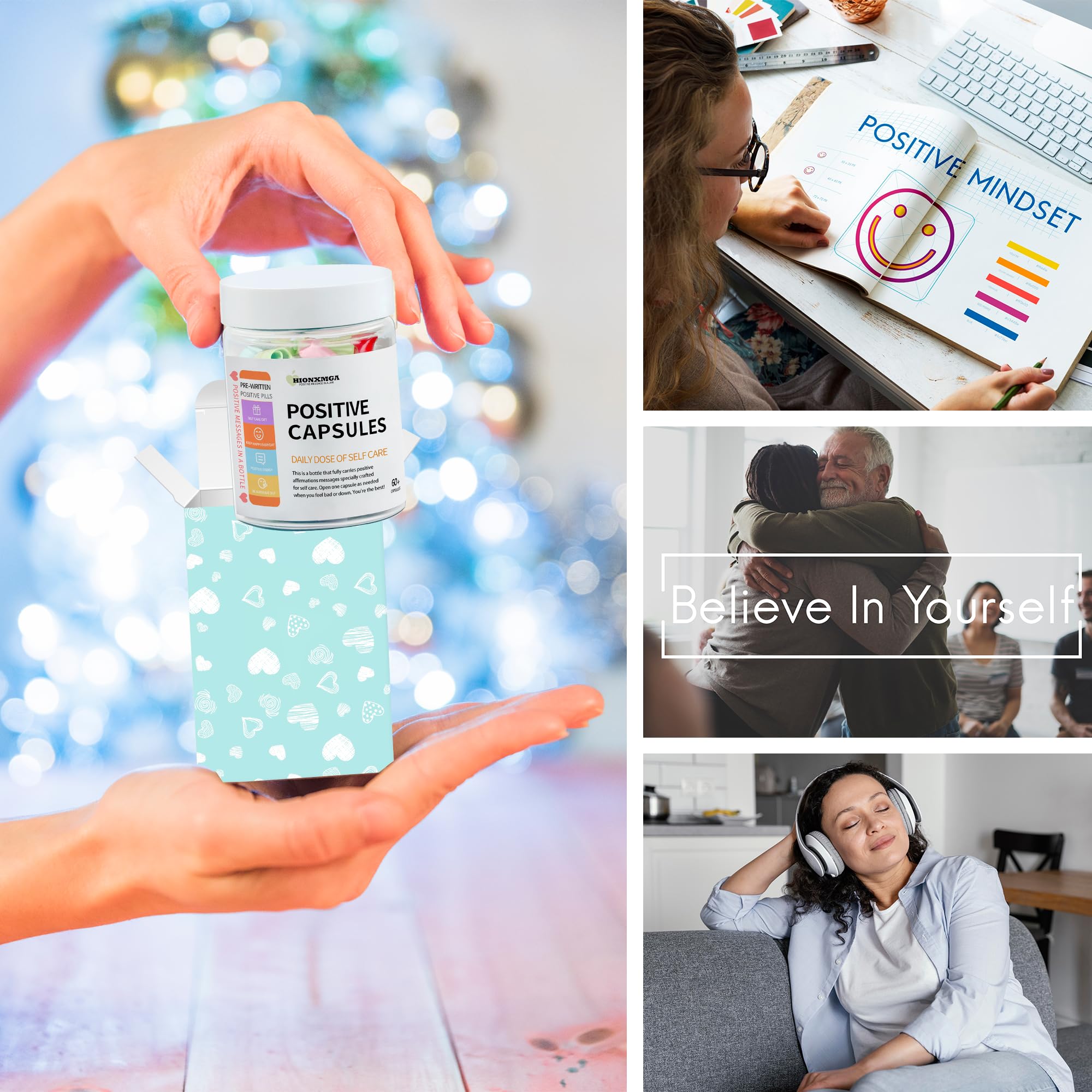 Positive Messages in a Bottle (60+ Positive Affirmations)