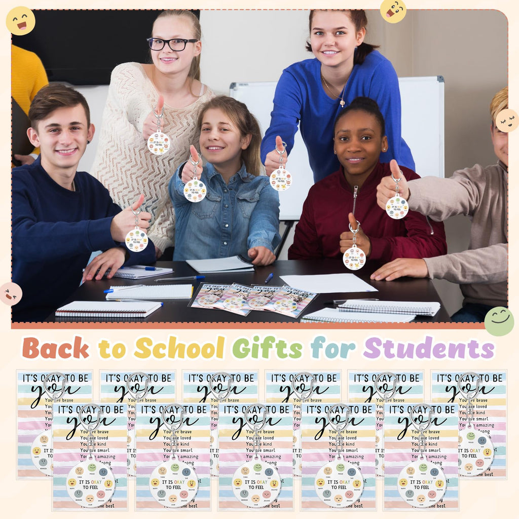 Engrowtic 20 Sets Mental Health Awareness Keychains