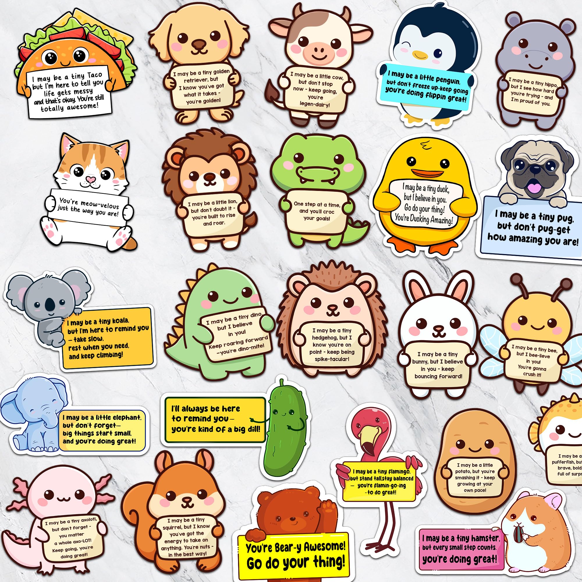 100PCS Emotional Support Animal Stickers