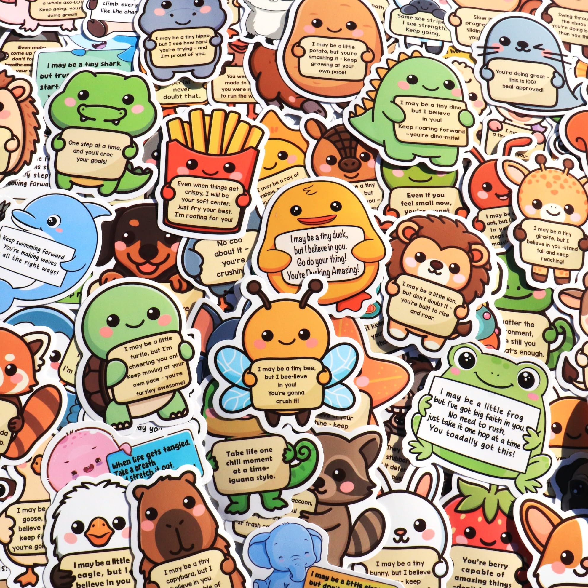 100PCS Emotional Support Animal Stickers